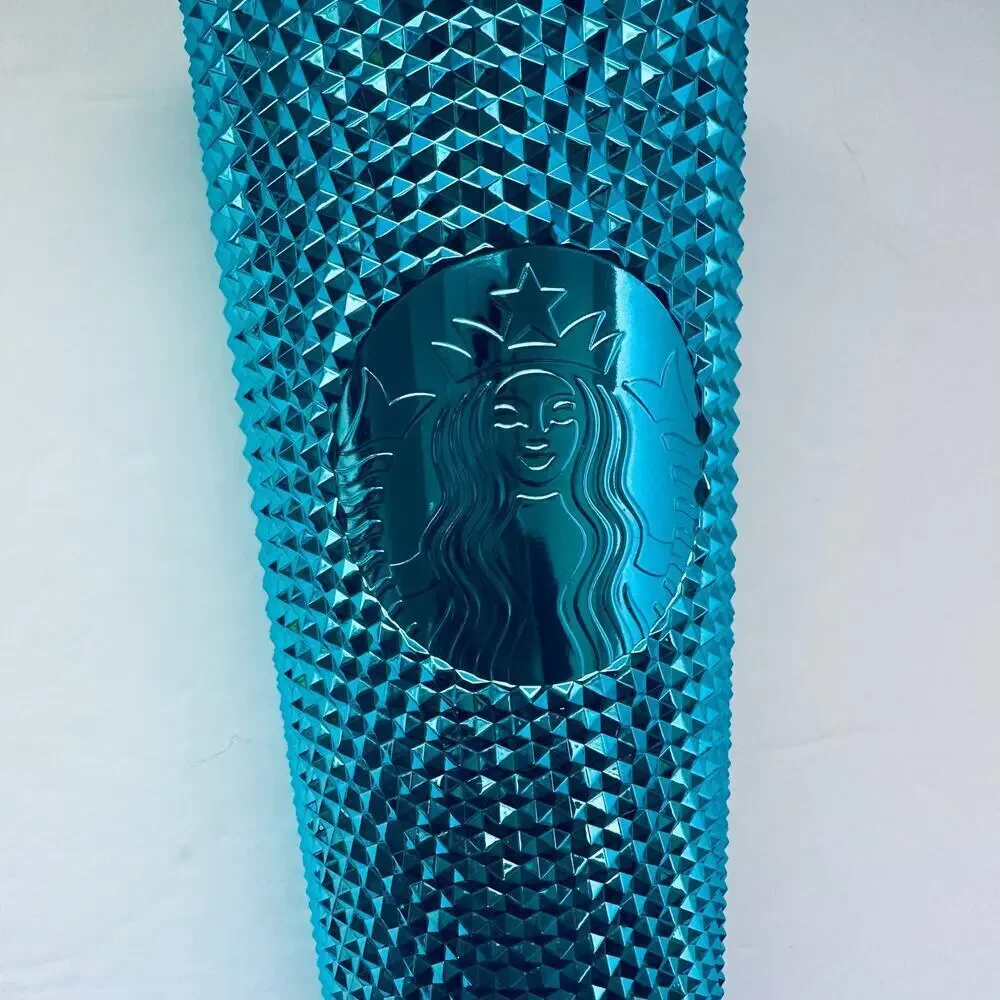 ** SUMMER SALE ** Starbucks 2023 Blue Chrome 24oz Tumbler